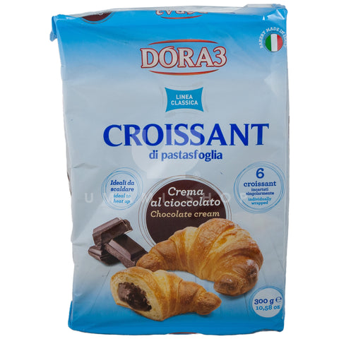Croissant w/Chocolate Cream 6Pcs