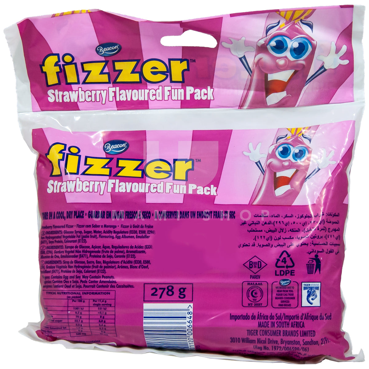 BEACON Fizzers Cream Soda 24 pieces (278g)