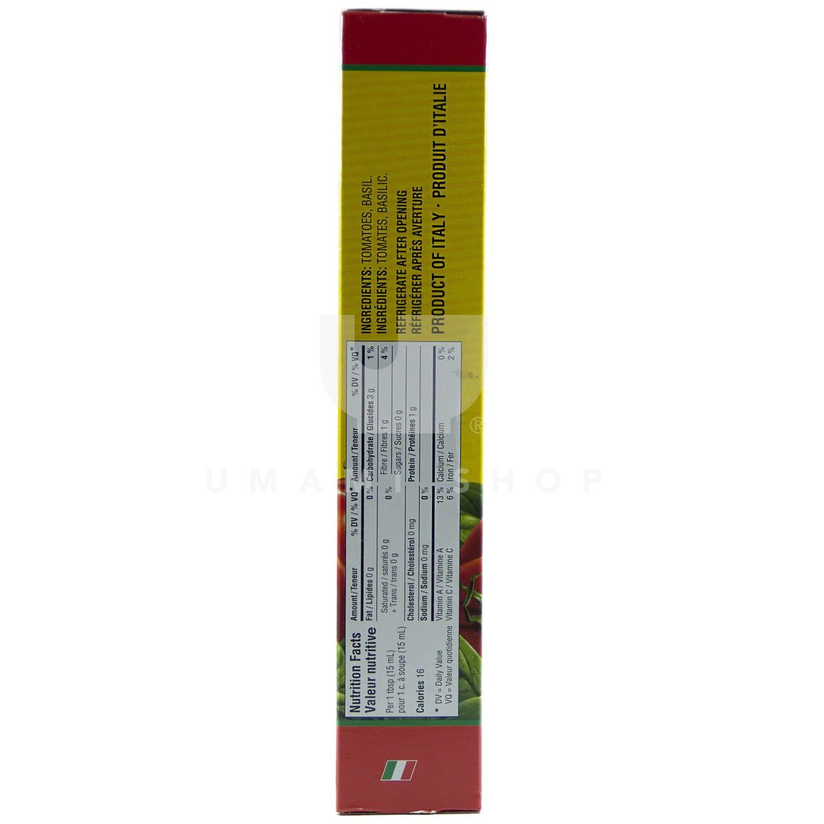 Tomato Paste Basil Tube Umami Shop Canada