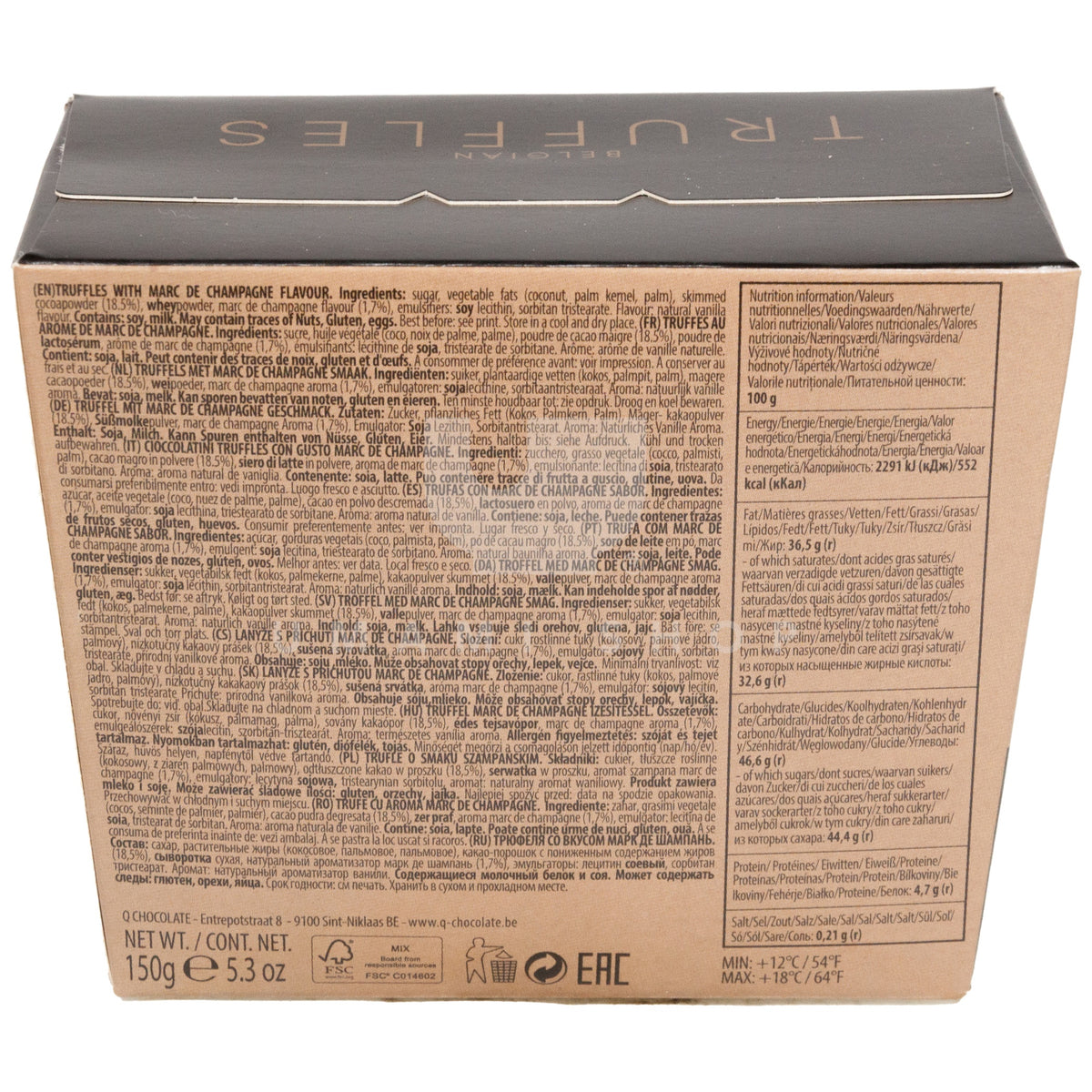 Champagne Truffles Umami Shop Canada