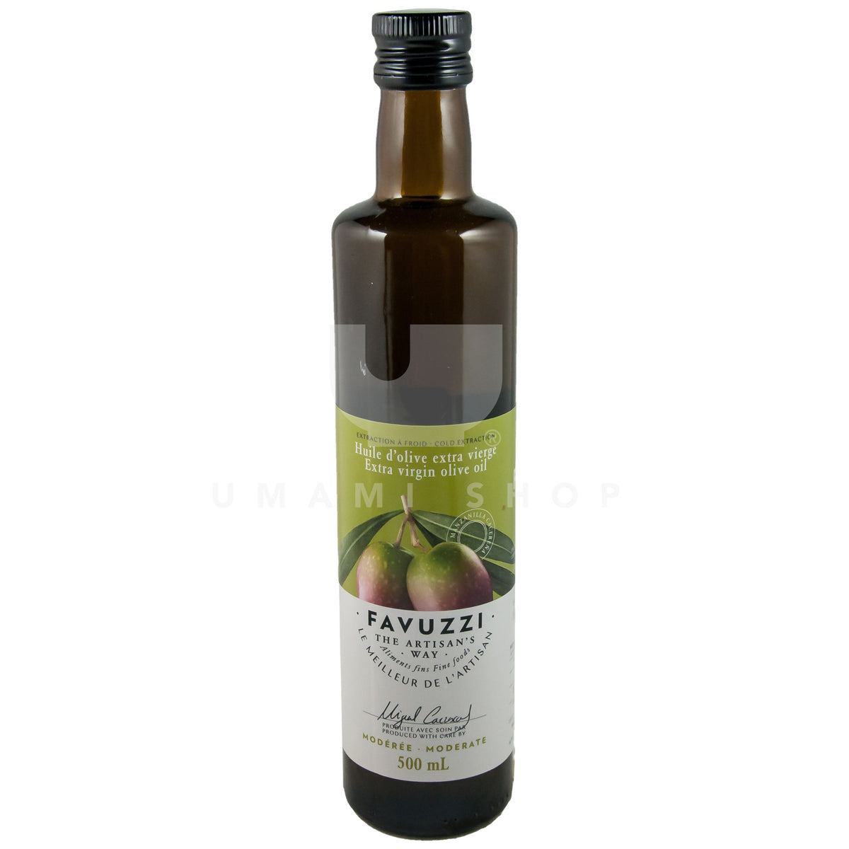 Huile d'olive extra-vierge Modérée, Produits, Favuzzi