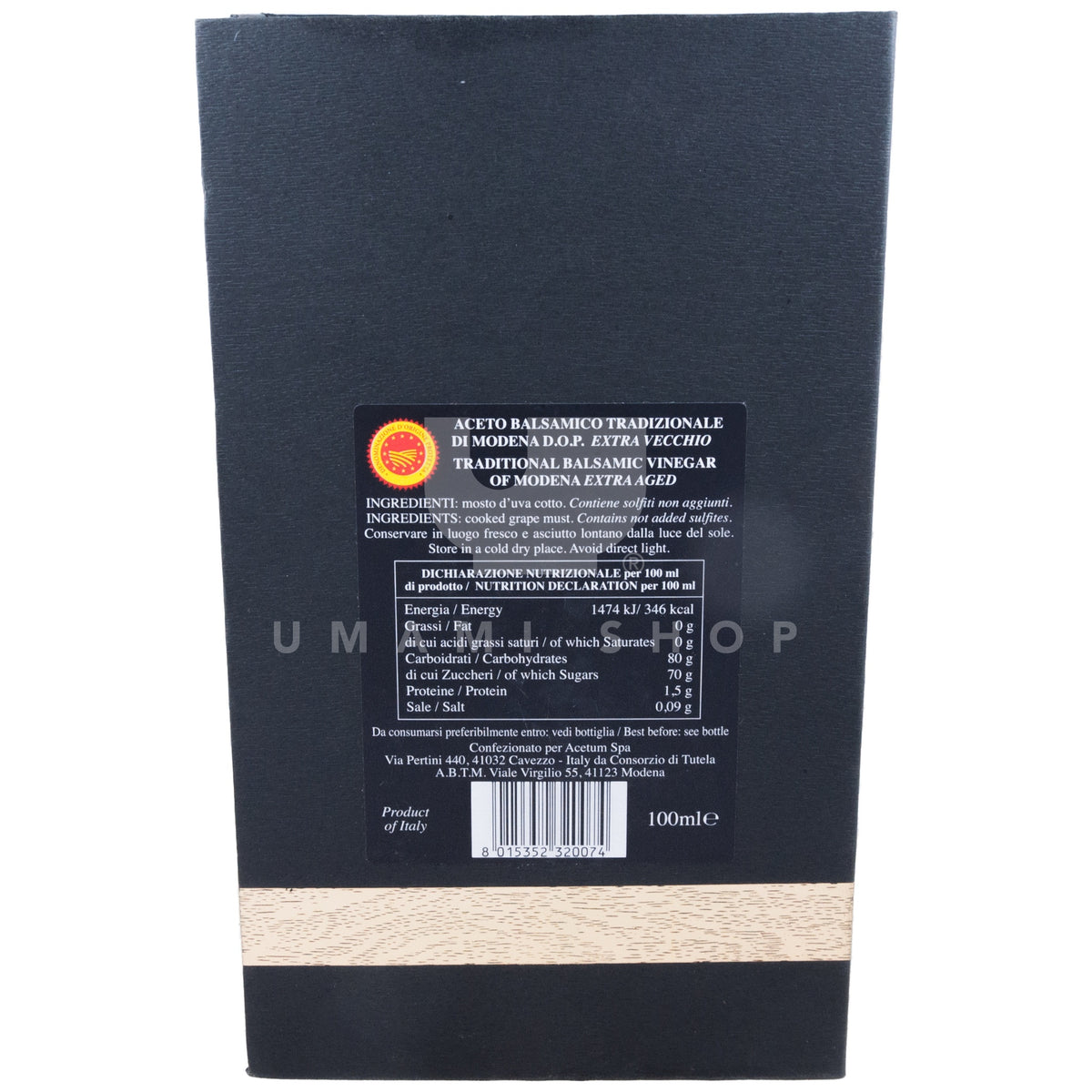 Balsamic Vinegar Extra Old (Gift Box) Umami Shop Canada