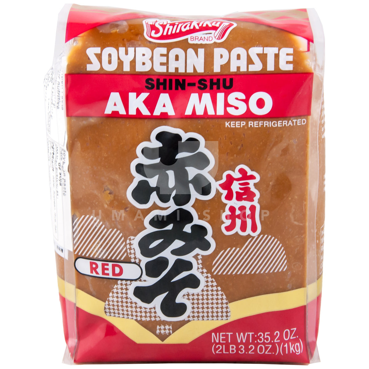 Aka miso pâte de soja rouge en sachet Miyasaka 1kg*(10)