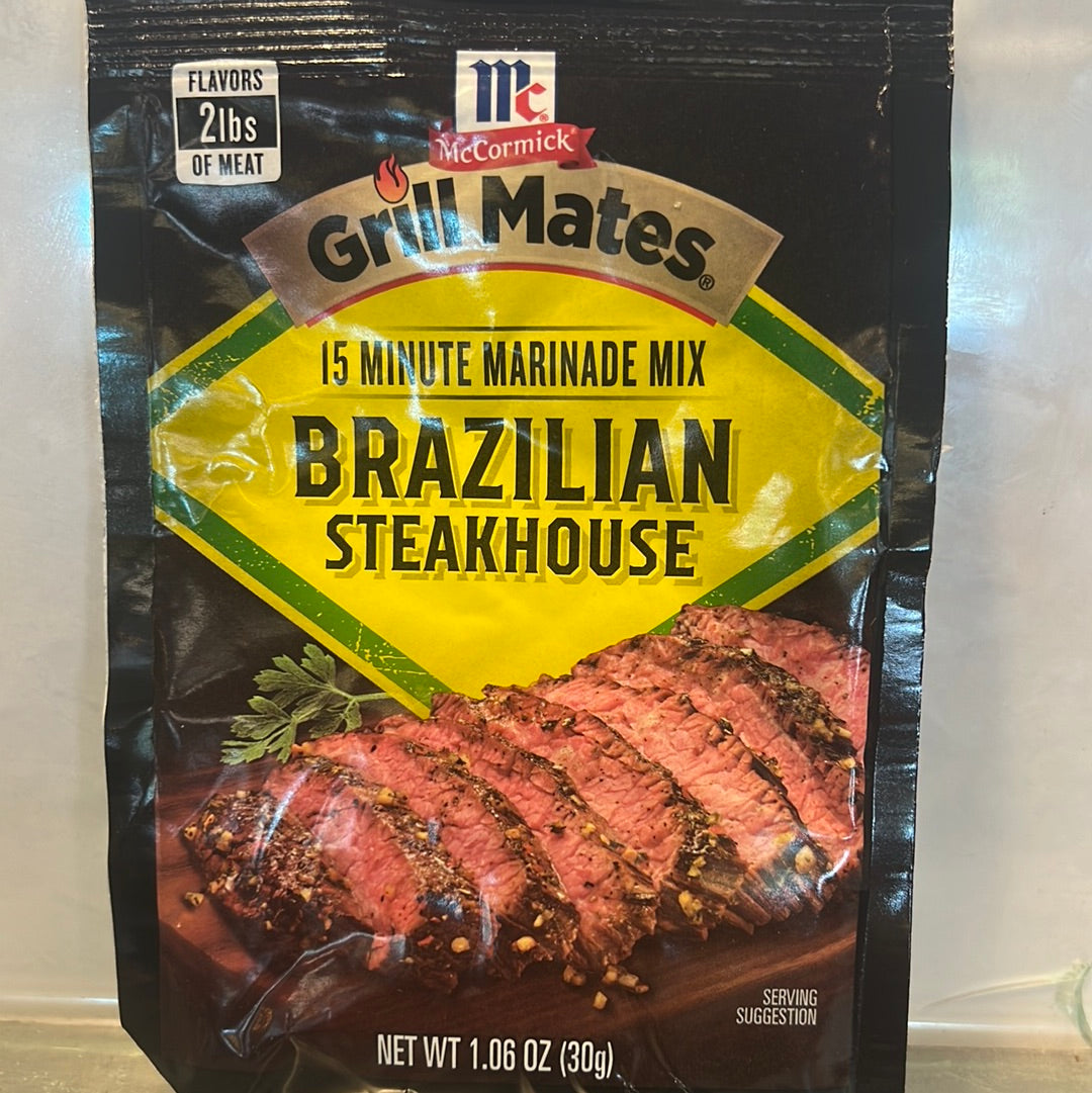 Steakhouse Marinade Mix Mccormick Spices Brazilian Steakhouse