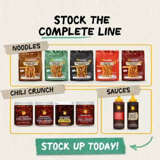 Tingly Chili Wavy Noodles | Instant Ramen | 4-Pack | Asian