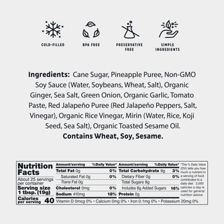 Sweet Pineapple Japanese Barbecue Sauce, 16.5oz