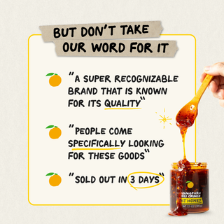 Chili Crunch Hot Honey | Spicy Honey | Condiment |  Gift