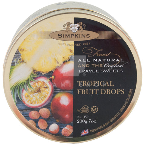 Tropical Fruit Candy Drops (Tin)