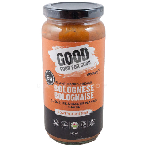 ORGANIC Bolognese Sauce Creamy (GF,V)