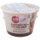 Cooked White Rice w/Kimchi