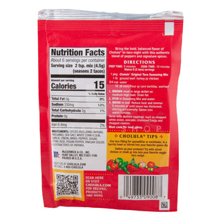 Cholula Taco Seasoning