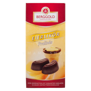 Dark Chocolate Pralines w/Eggnog