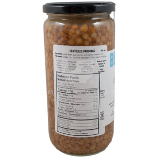 Lentils "Pardina" (Cooked)