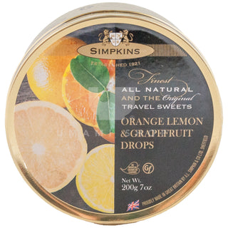 Orange Lemon & Grapefruit Drops (Tin)