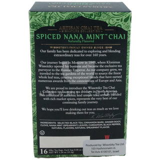 Spiced Nana Mint Chai Tea