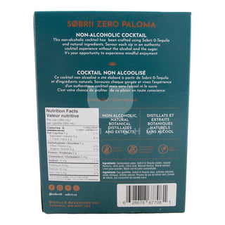 "0-Paloma" Non Alcoholic Cocktail (4xPack)