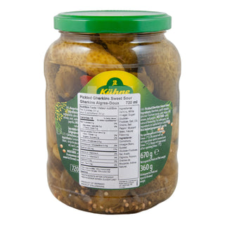 Pickled Gherkins Sweet & Sour