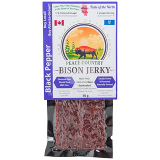 Bison Jerky Grass-Fed (Black Pepper)