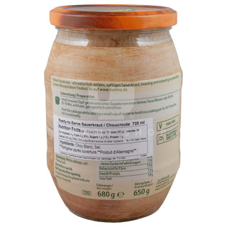 Sauerkraut "Fasskraut" Naturel & Mild