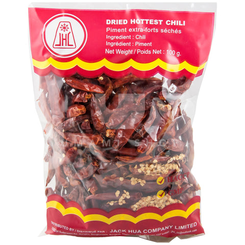 Dried Hottest Chili Whole-Stem