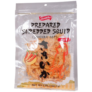 Prepared Shredded Squid, Hot