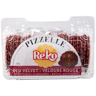 Pizzelle Wafers Red Velvet