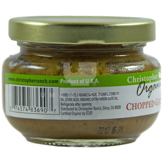 Organic Chopped Garlic