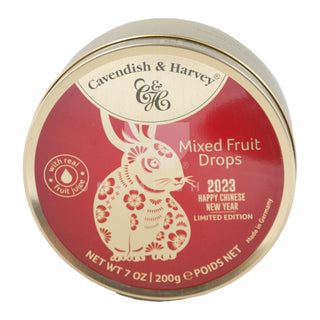 Mixed Fruit Drops Merry Christmas (Tin)