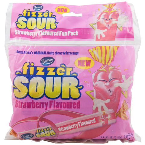 Fizzer Sour Strawberry 24Pcs