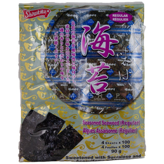 Seasoned Seaweed Regular 4x100Sheets