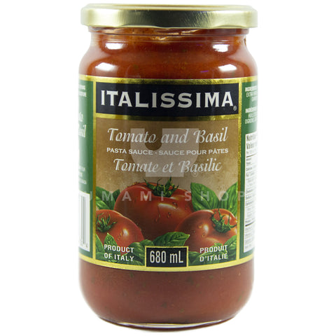 Pasta Sauce Tomato and Basil